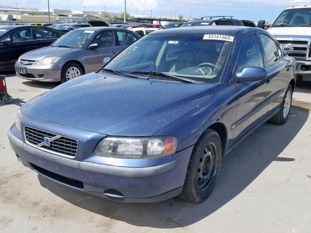 YV1RS61RX12090596 - 2001 VOLVO S60 BLUE photo 2