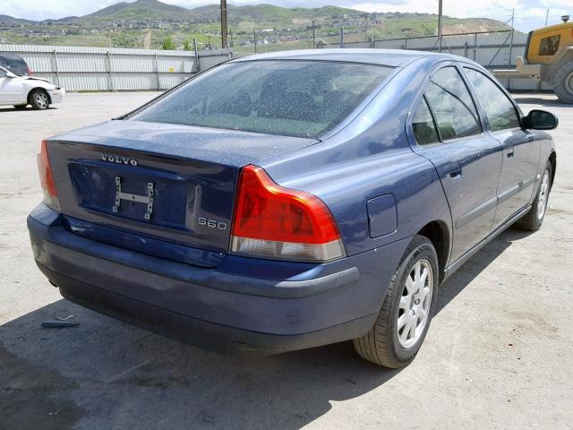 YV1RS61RX12090596 - 2001 VOLVO S60 BLUE photo 4