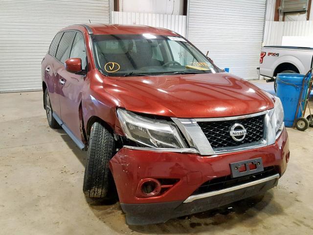 5N1AR2MN2EC728478 - 2014 NISSAN PATHFINDER MAROON photo 1