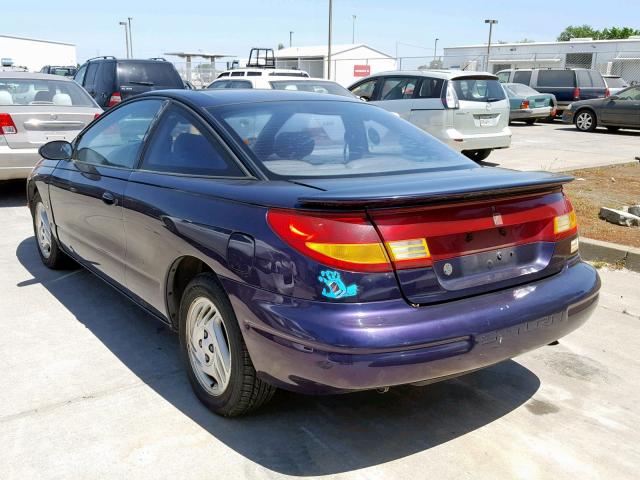 1G8ZH1276VZ199343 - 1997 SATURN SC2 PURPLE photo 3