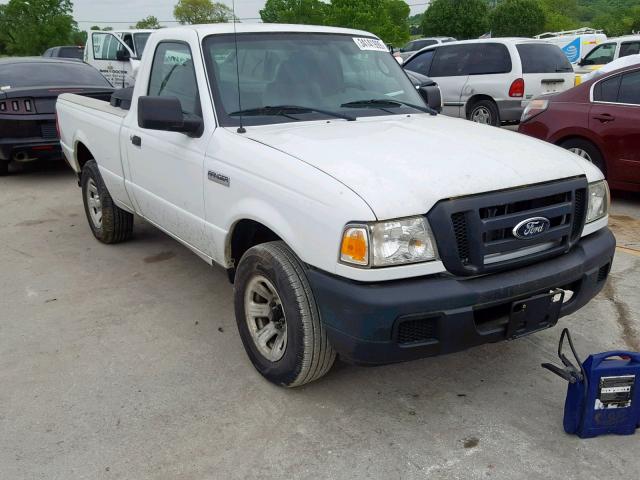 1FTYR10D07PA89992 - 2007 FORD RANGER WHITE photo 1