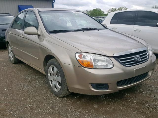 KNAFE121285570231 - 2008 KIA SPECTRA EX GOLD photo 1