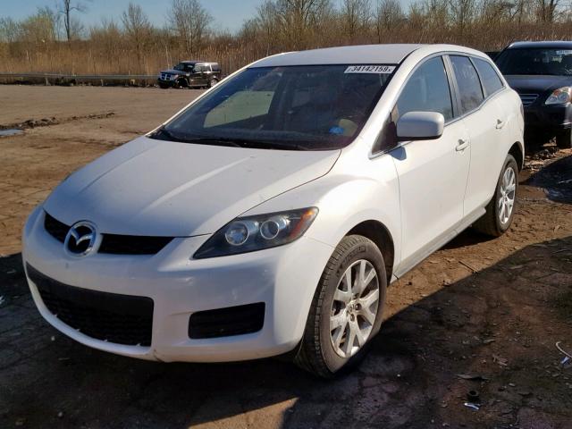 JM3ER293570146853 - 2007 MAZDA CX-7 WHITE photo 2