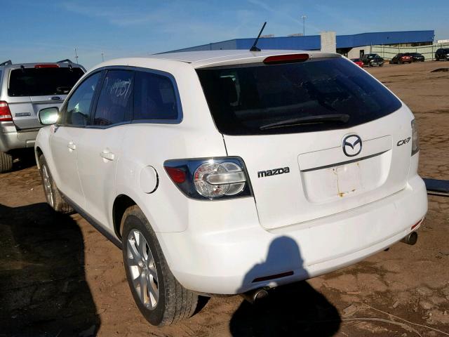 JM3ER293570146853 - 2007 MAZDA CX-7 WHITE photo 3