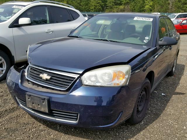 1G1ZS58F87F258290 - 2007 CHEVROLET MALIBU LS BLUE photo 2