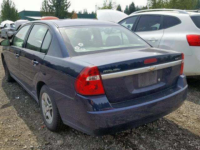 1G1ZS58F87F258290 - 2007 CHEVROLET MALIBU LS BLUE photo 3