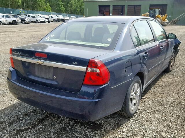 1G1ZS58F87F258290 - 2007 CHEVROLET MALIBU LS BLUE photo 4