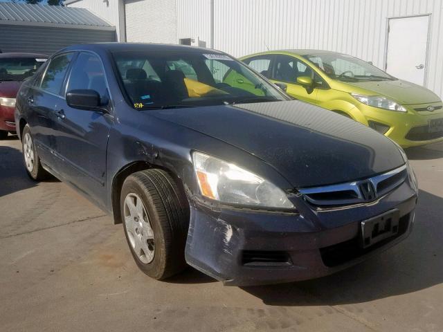 1HGCM564X6A028286 - 2006 HONDA ACCORD LX BLUE photo 1