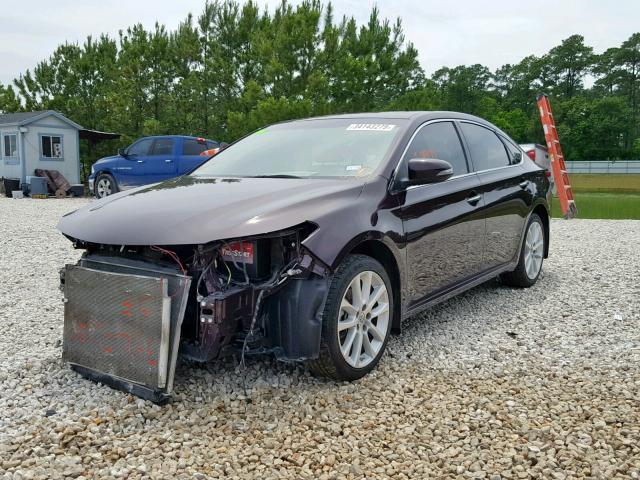 4T1BK1EB0DU073379 - 2013 TOYOTA AVALON BAS MAROON photo 2