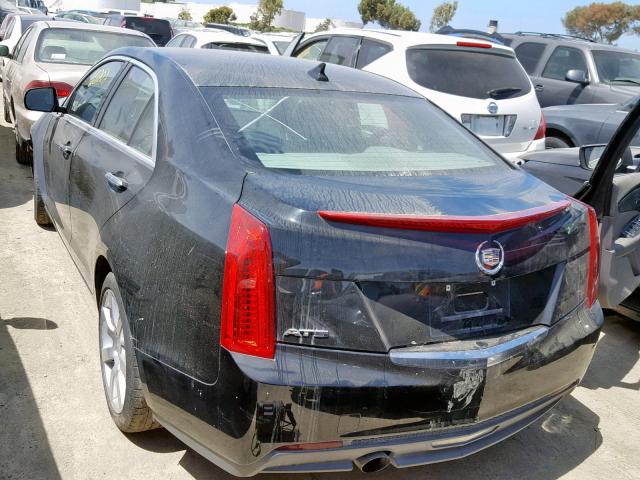 1G6AA5RA1E0110589 - 2014 CADILLAC ATS BLACK photo 3