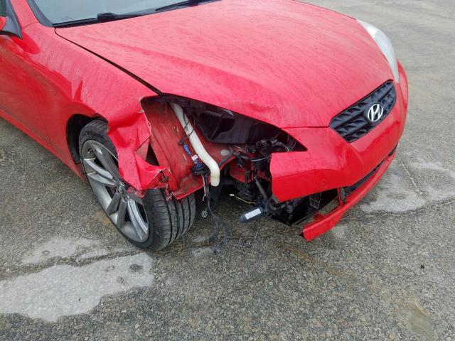 KMHHT6KD8AU024324 - 2010 HYUNDAI GENESIS COUPE 2.0T  photo 9