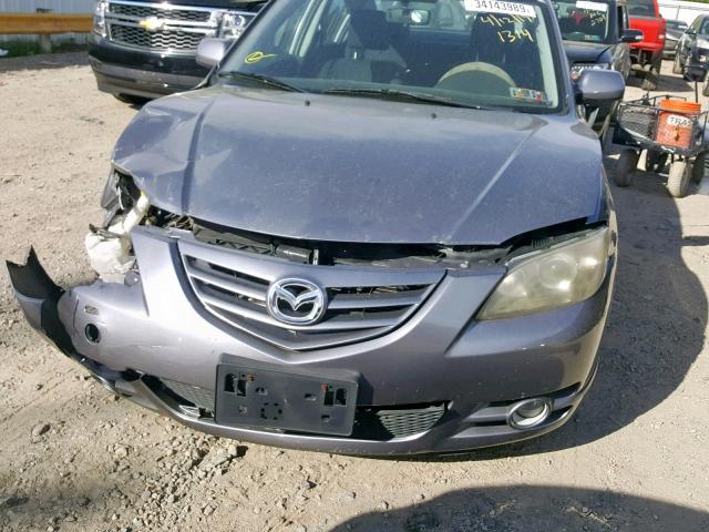 JM1BK323751231314 - 2005 MAZDA 3 S GRAY photo 7