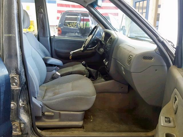 KNDJA723515092924 - 2001 KIA SPORTAGE BLACK photo 5