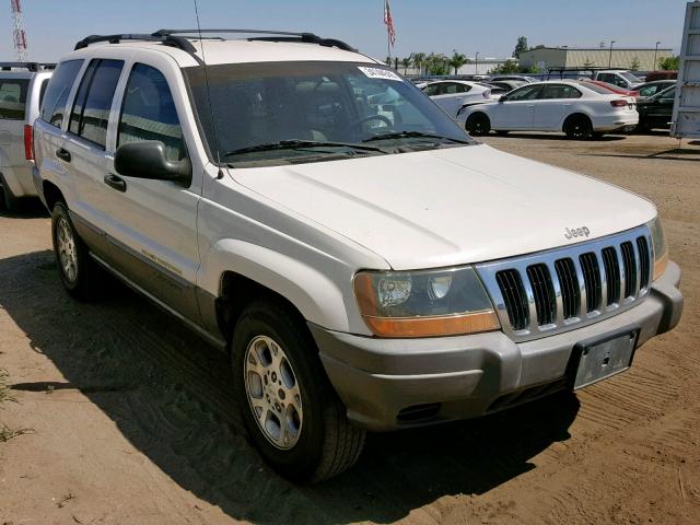 1J4GX48S71C627442 - 2001 JEEP GRAND CHER WHITE photo 1