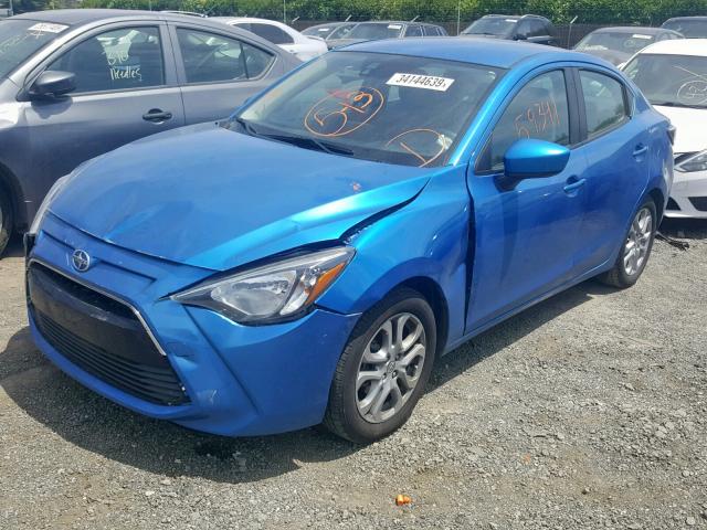 3MYDLBZV0GY111474 - 2016 TOYOTA SCION IA BLUE photo 2