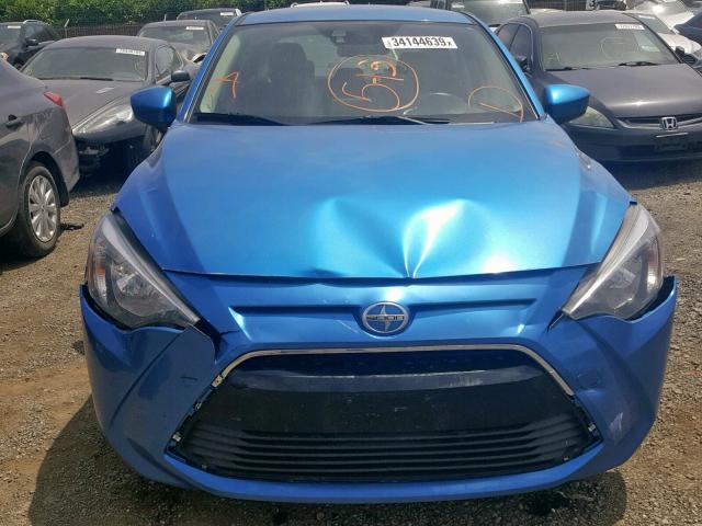 3MYDLBZV0GY111474 - 2016 TOYOTA SCION IA BLUE photo 9