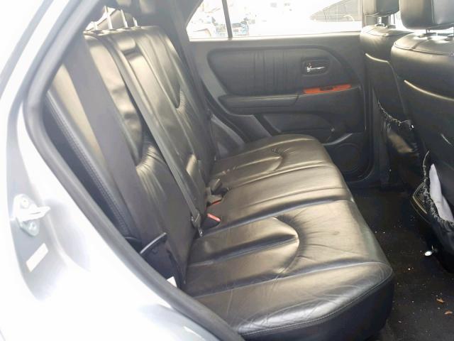 JTJGF10U130153820 - 2003 LEXUS RX 300 SILVER photo 6