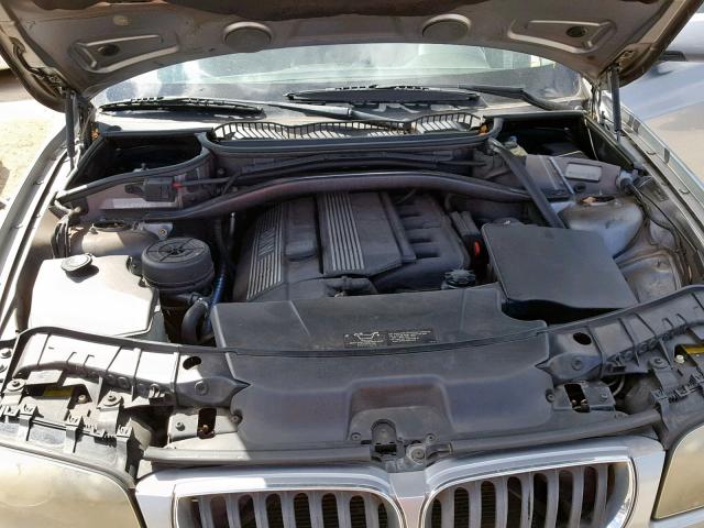 WBXPA73434WB29054 - 2004 BMW X3 2.5I GRAY photo 7