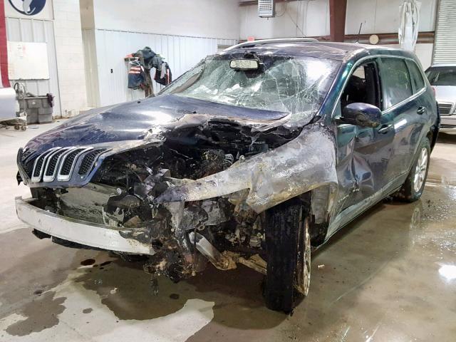 1C4PJMLB2JD531100 - 2018 JEEP CHEROKEE L BLUE photo 2