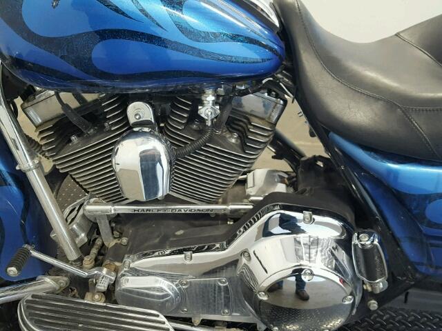 1HD1FXV154Y737875 - 2004 HARLEY-DAVIDSON FLHRS ROAD BLUE photo 6