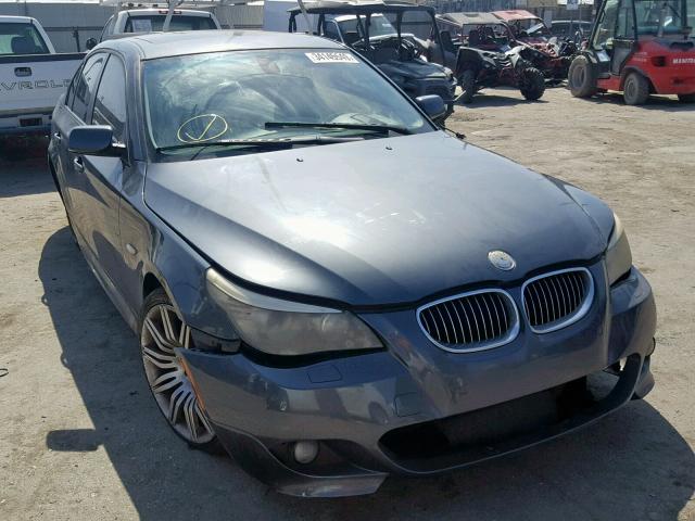 WBANW53548CT51266 - 2008 BMW 550 I GRAY photo 1