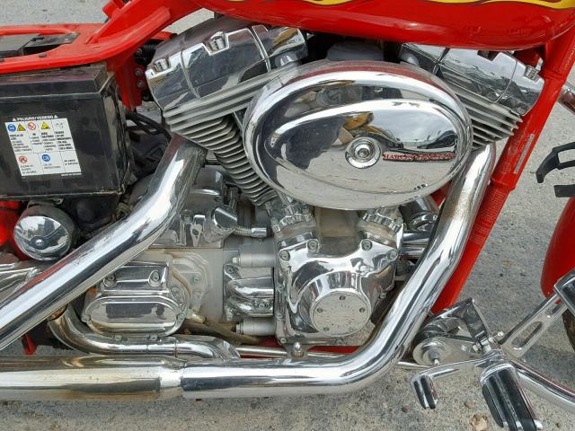 1HD1PBV141Y950635 - 2001 HARLEY-DAVIDSON FXDWG2 RED photo 7