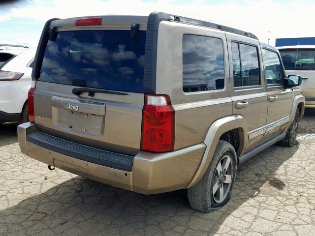 1J8HG48K46C273728 - 2006 JEEP COMMANDER GOLD photo 4