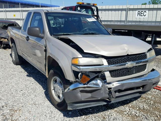 1GCCS196X48155554 - 2004 CHEVROLET COLORADO SILVER photo 1