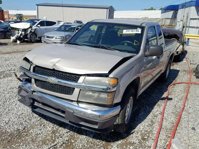 1GCCS196X48155554 - 2004 CHEVROLET COLORADO SILVER photo 2