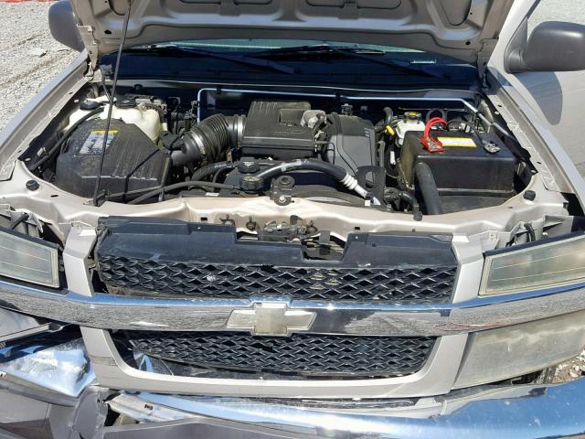 1GCCS196X48155554 - 2004 CHEVROLET COLORADO SILVER photo 7