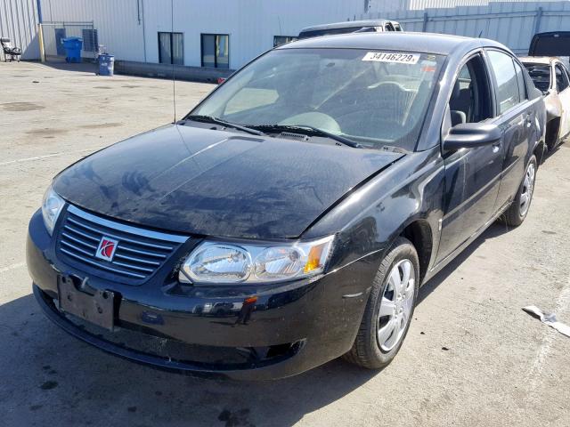 1G8AJ55F06Z103087 - 2006 SATURN ION LEVEL BLACK photo 2
