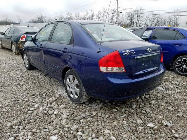 KNAFE221695592952 - 2009 KIA SPECTRA EX  photo 3