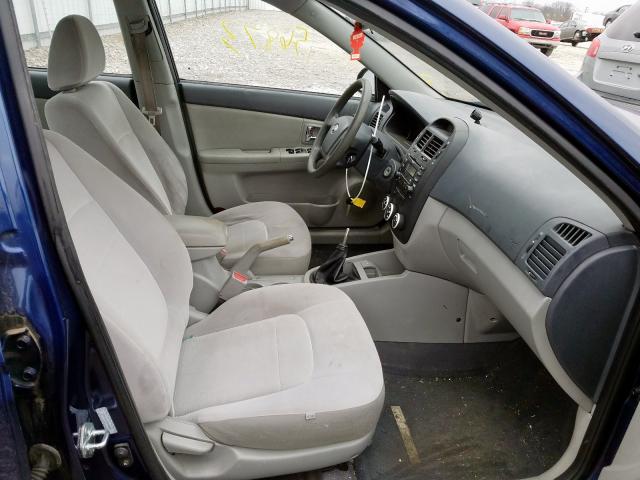 KNAFE221695592952 - 2009 KIA SPECTRA EX  photo 5