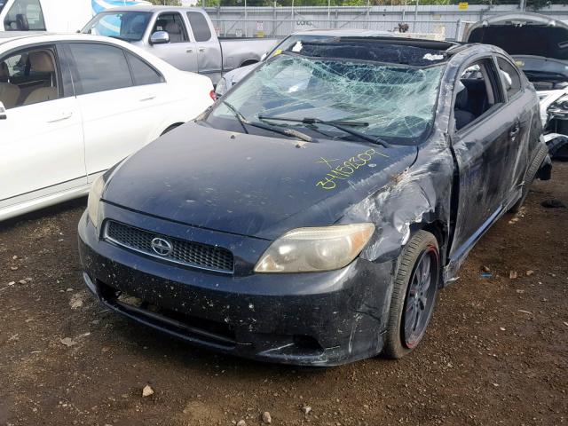 JTKDE167460098819 - 2006 TOYOTA SCION TC შავი ფოტო 2
