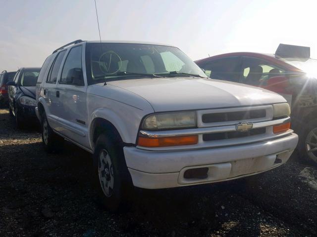 1GNDT13X53K166859 - 2003 CHEVROLET BLAZER WHITE photo 1