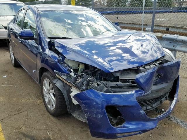 JM1BL1W71D1723933 - 2013 MAZDA 3 I BLUE photo 1