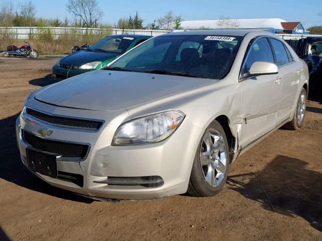 1G1ZH57B294263433 - 2009 CHEVROLET MALIBU 1LT BEIGE photo 2
