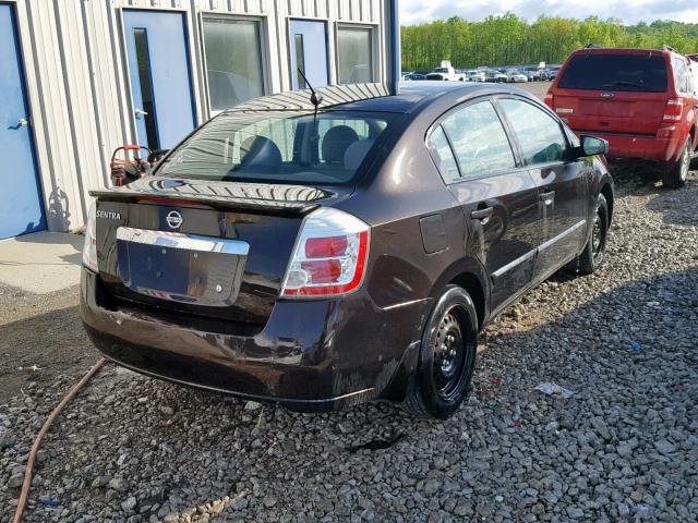 3N1AB6AP2CL642274 - 2012 NISSAN SENTRA 2.0 BLACK photo 4