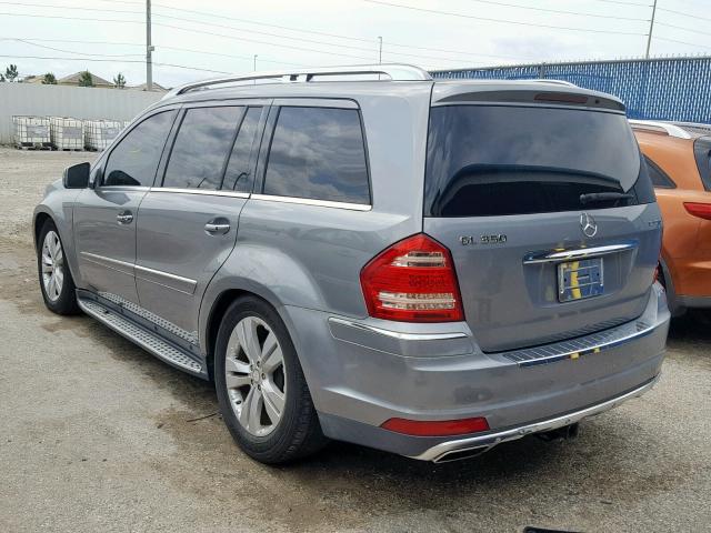 4JGBF2FE8CA768339 - 2012 MERCEDES-BENZ GL 350 BLU GRAY photo 3