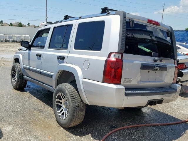 1J8HG48N26C275200 - 2006 JEEP COMMANDER SILVER photo 3