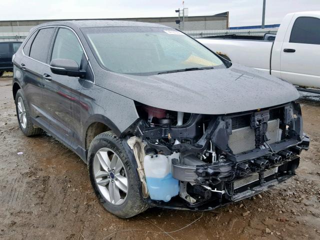 2FMPK4J8XHBB09558 - 2017 FORD EDGE SEL SILVER photo 1