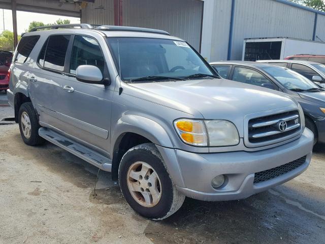 5TDZT38A31S007942 - 2001 TOYOTA SEQUOIA LI SILVER photo 1