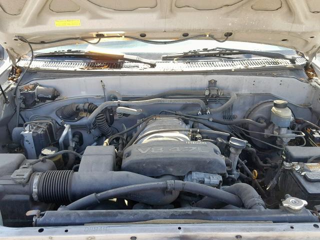 5TDZT38A31S007942 - 2001 TOYOTA SEQUOIA LI SILVER photo 7