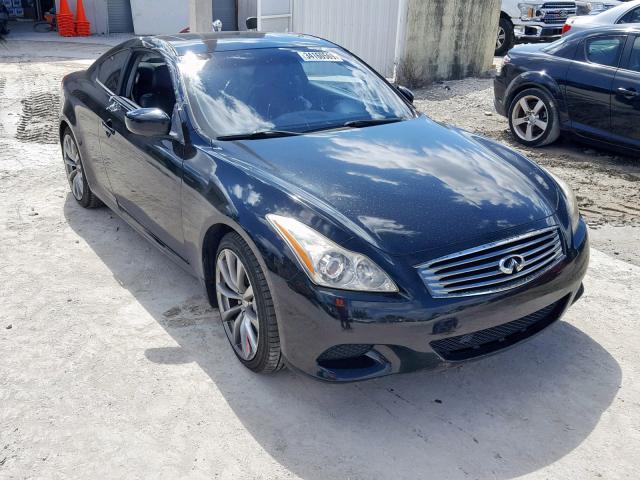 JNKCV64E39M604380 - 2009 INFINITI G37 BASE BLACK photo 1