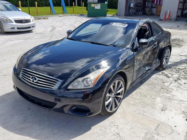 JNKCV64E39M604380 - 2009 INFINITI G37 BASE BLACK photo 2