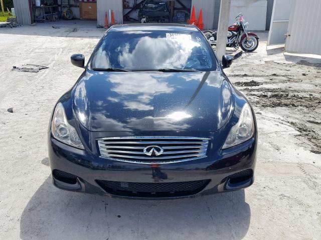 JNKCV64E39M604380 - 2009 INFINITI G37 BASE BLACK photo 9