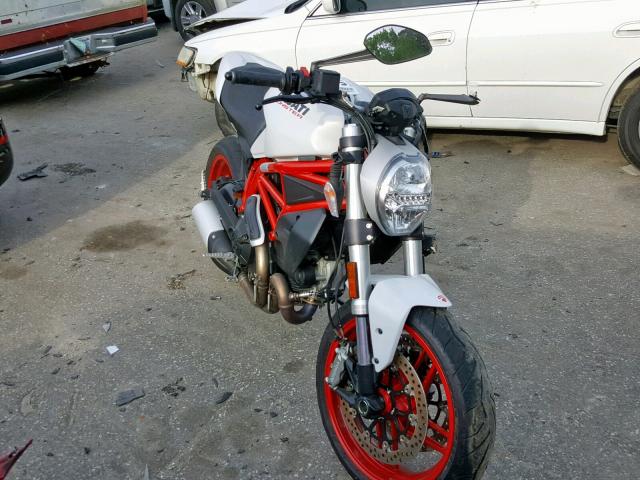 ML0MADBM8JT000673 - 2018 DUCATI MONSTER 79 WHITE photo 1