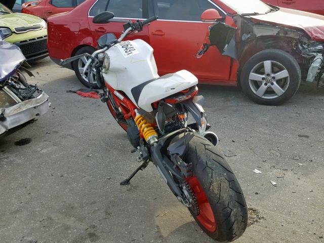 ML0MADBM8JT000673 - 2018 DUCATI MONSTER 79 WHITE photo 3