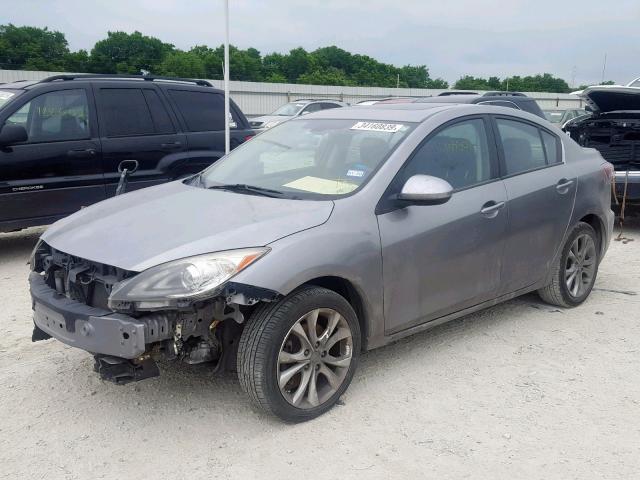 JM1BL1S51A1344740 - 2010 MAZDA 3 S SILVER photo 2