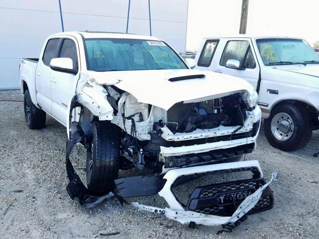 5TFAZ5CN0GX007286 - 2016 TOYOTA TACOMA DOU WHITE photo 1